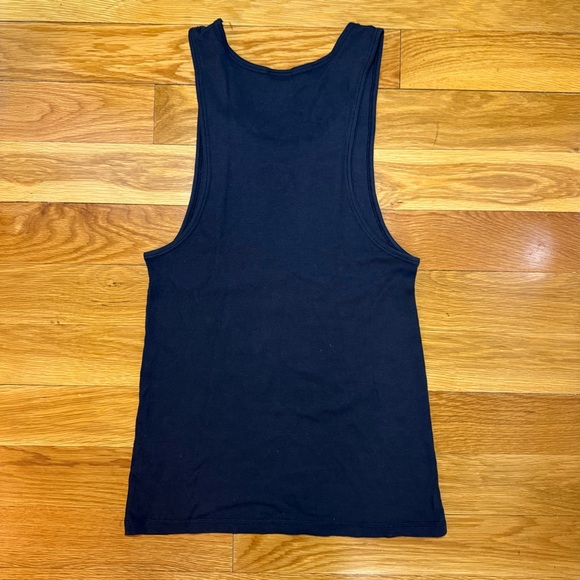 Gymshark Essential Ribbed Tank Top - Black Bodybuilding Stringer - Size L - Picture 2 of 3